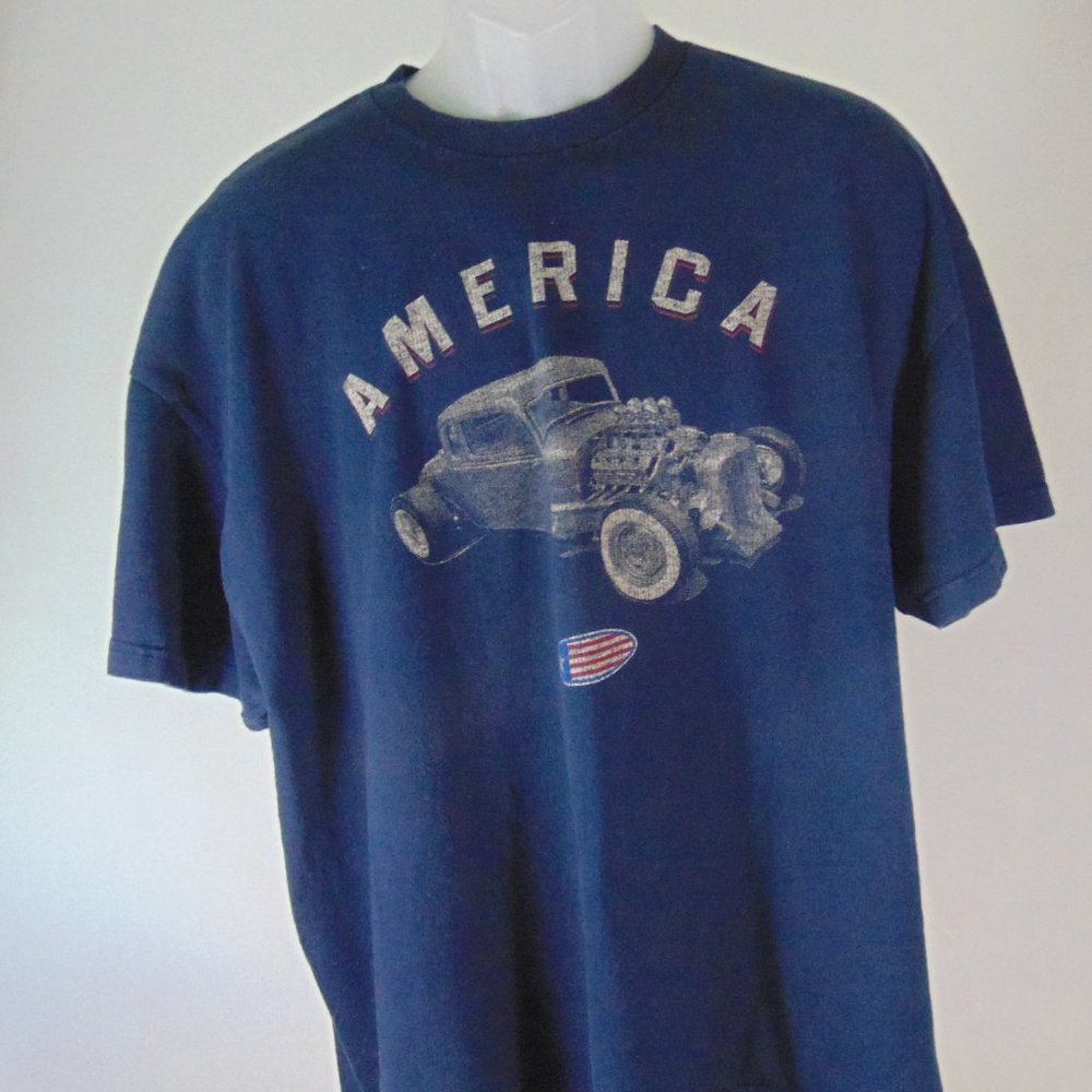 VINTAGE AMERICA RAT ROD T-SHIRT - Picture 4 of 14